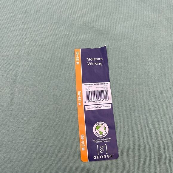 NEW! George| Medium| Moisture Wicking| Crew Neck| Short Sleeve Tee - Picture 9 of 12